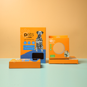 Clamshell-Haustierverpackungsbox für Lebensmittel mit transparentem PET-Fenster