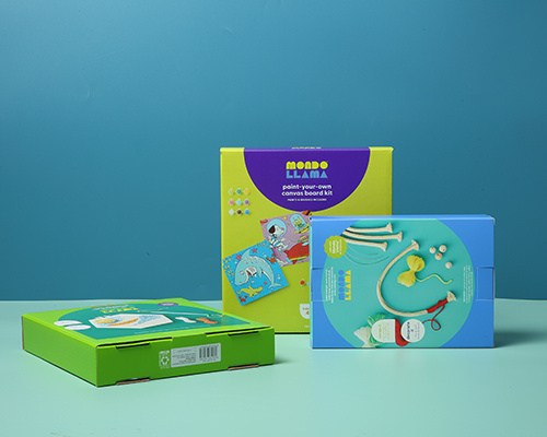  Gemusterte wasserdichte Schreibwaren-Verpackungsbox für Schulen mit Klappe